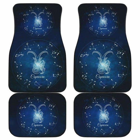 Capricorn Zodiac Sign Car Floor Mats Amazing Gift 211902 - YourCarButBetter