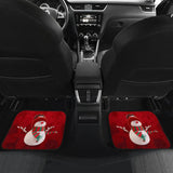Car Floor Mats Christmas Snowman Auto Accessories 211903 - YourCarButBetter