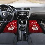 Car Floor Mats Christmas Snowman Auto Accessories 211903 - YourCarButBetter