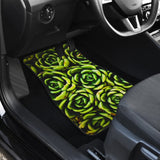Car Floor Mats Green Flower Succulents Amazing Gift Ideas 212601 - YourCarButBetter