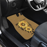 Car Floor Mats Native American Indian Sunflower Dream Catcher 210602 - YourCarButBetter