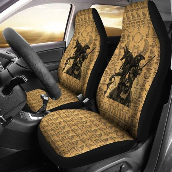 Car Seat Cover - Anubis And Osiris Egypt God 142711 - YourCarButBetter