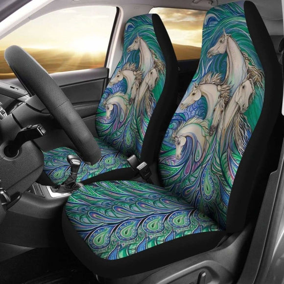 Car Seat Cover - Horses 170804 - YourCarButBetter