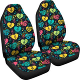 Car Seat Cover Music Hearts Car Seat Covers 101819 - YourCarButBetter