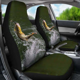 Car Seat Covers - Bass Fishing 113208 - YourCarButBetter