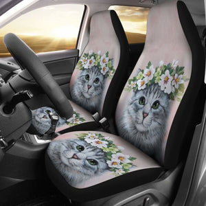 Car Seat Covers - Cat Lovers 09 112428 - YourCarButBetter