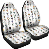 Car Seat Covers - Chicken Poultry Breeds 094209 - YourCarButBetter