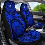 Car Seat Covers - Guam Flag Seal With Maui Moana Tattoo - 174914 - YourCarButBetter