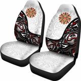 Car Seat Covers Haida Sun Tattoo - White Version 7 174510 - YourCarButBetter