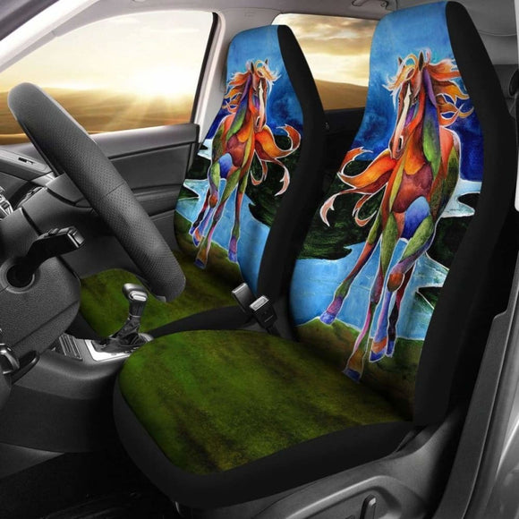 Car Seat Covers - Horse Lovers 14 170804 - YourCarButBetter