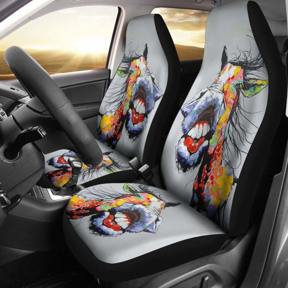Car Seat Covers - Horse Lovers 20 170804 - YourCarButBetter