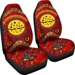 Car Seat Covers Lizard And Boomerang Pattern - 174914 - YourCarButBetter