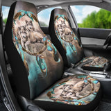 Car Seat Covers Native American Wolf Dreamcatcher 212503 - YourCarButBetter