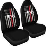 Car Seat Covers With Subaru Mixed Thin Red Line 212803 - YourCarButBetter