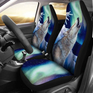 Car Seat Covers Wolf Holy Night 200904 - YourCarButBetter