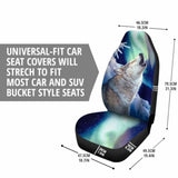 Car Seat Covers Wolf Holy Night 200904 - YourCarButBetter