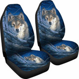 Car Seat Covers Wolf Moonshine 200904 - YourCarButBetter