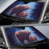 Car Sun Shade Brown Bears 102507 - YourCarButBetter