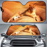 Car Sun Shade Lioness 172609 - YourCarButBetter