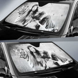 Car Sun Shade Tiger Native American Print 172609 - YourCarButBetter