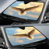 Car Sun Shade With Eagle Print 104020 - YourCarButBetter