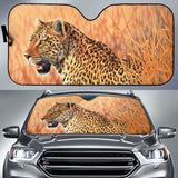 Car Sun Shades With Leopard Print 172609 - YourCarButBetter