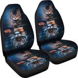Cat Dream Become Tiger Car Seat Covers 211103 - YourCarButBetter