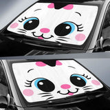 Cat Face Car Auto Sun Shades 182102 - YourCarButBetter