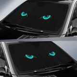 Cat Green Eyes Auto Sun Shades 182102 - YourCarButBetter