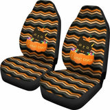 Cat Halloween Car Seat Covers 102802 - YourCarButBetter