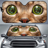 Cat Money Eyes Funny Car Sun Shades 182102 - YourCarButBetter