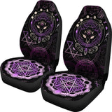 Cat Moon Phases Wicca Car Seat Covers 550317 - YourCarButBetter