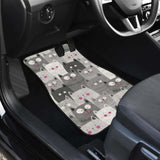 Cat Pattern Cute Car Floor Mats Amazing Fan gift Ideas 210101 - YourCarButBetter