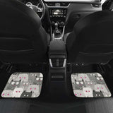 Cat Pattern Cute Car Floor Mats Amazing Fan gift Ideas 210101 - YourCarButBetter