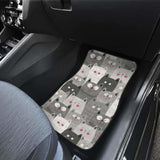 Cat Pattern Cute Car Floor Mats Amazing Fan gift Ideas 210101 - YourCarButBetter