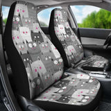 Cat Pattern Cute Car Seat Covers Amazing Fan gift Ideas 210101 - YourCarButBetter