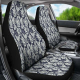 Cat Skull Car Seat Covers 112428 - YourCarButBetter