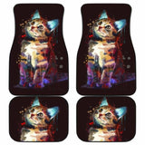 Cat Water Colour Car Floor Mats 112428 - YourCarButBetter