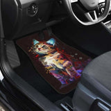 Cat Water Colour Car Floor Mats 112428 - YourCarButBetter