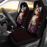 Cat Water Colour Seat Covers 112428 - YourCarButBetter