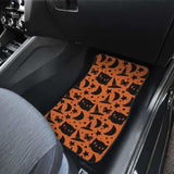 Cat Witch Halloween Car Floor Mats 102802 - YourCarButBetter