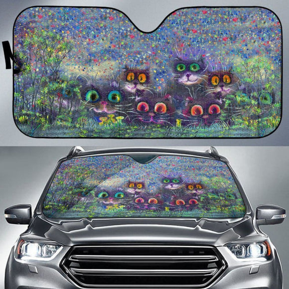 Cats Auto Sun Shade 182102 - YourCarButBetter