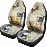 Cats - Car Seat Covers 112428 - YourCarButBetter