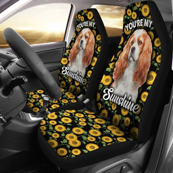 Cavalier King Charles Spaniel Dog Car Seat Covers 195016 - YourCarButBetter