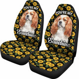 Cavalier King Charles Spaniel Dog Car Seat Covers 195016 - YourCarButBetter