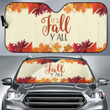 Celebrate Autumn Happy It’s Fall Y’all Car Auto Sun Shades 212001 - YourCarButBetter