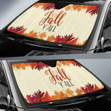 Celebrate Autumn Happy It’s Fall Y’all Car Auto Sun Shades 212001 - YourCarButBetter