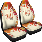 Celebrate Autumn Happy It’s Fall Y’all Car Seat Covers 212001 - YourCarButBetter