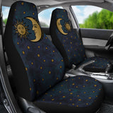 Celestial Sun And Man In Moon Car Seat Covers 550317 - YourCarButBetter