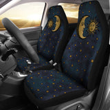 Celestial Sun And Man In Moon Car Seat Covers 550317 - YourCarButBetter